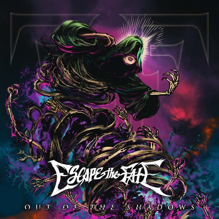 the album cover for Escape The Fate - Out Of The Shadows [Teal LP]