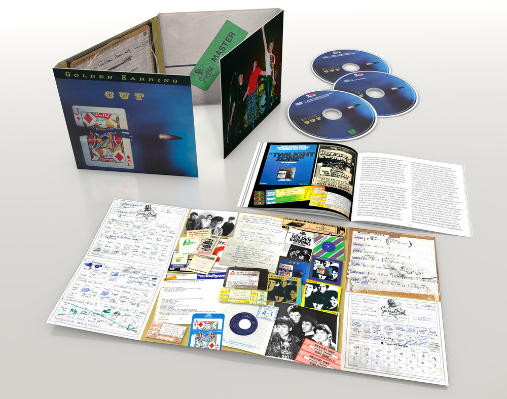 the album cover for Golden Earring - Cut - 2cd + Pal/0 Format Dvd (W/Dvd) (Hol) (Pal0)