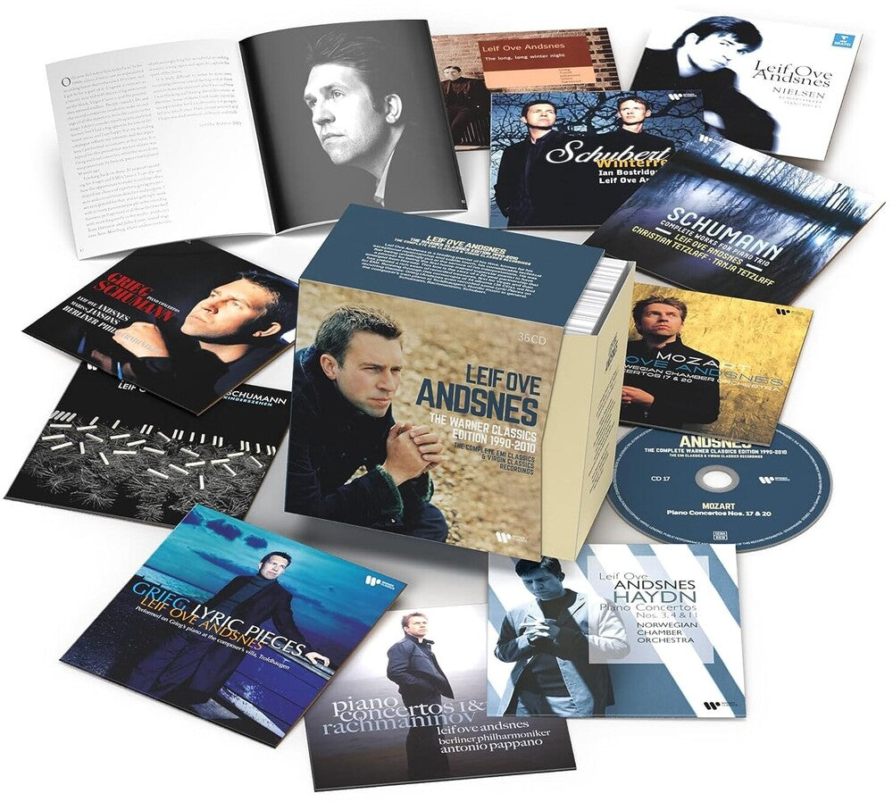 the album cover for Leif Andsnes  Ove - The Complete Warner Classics Edition