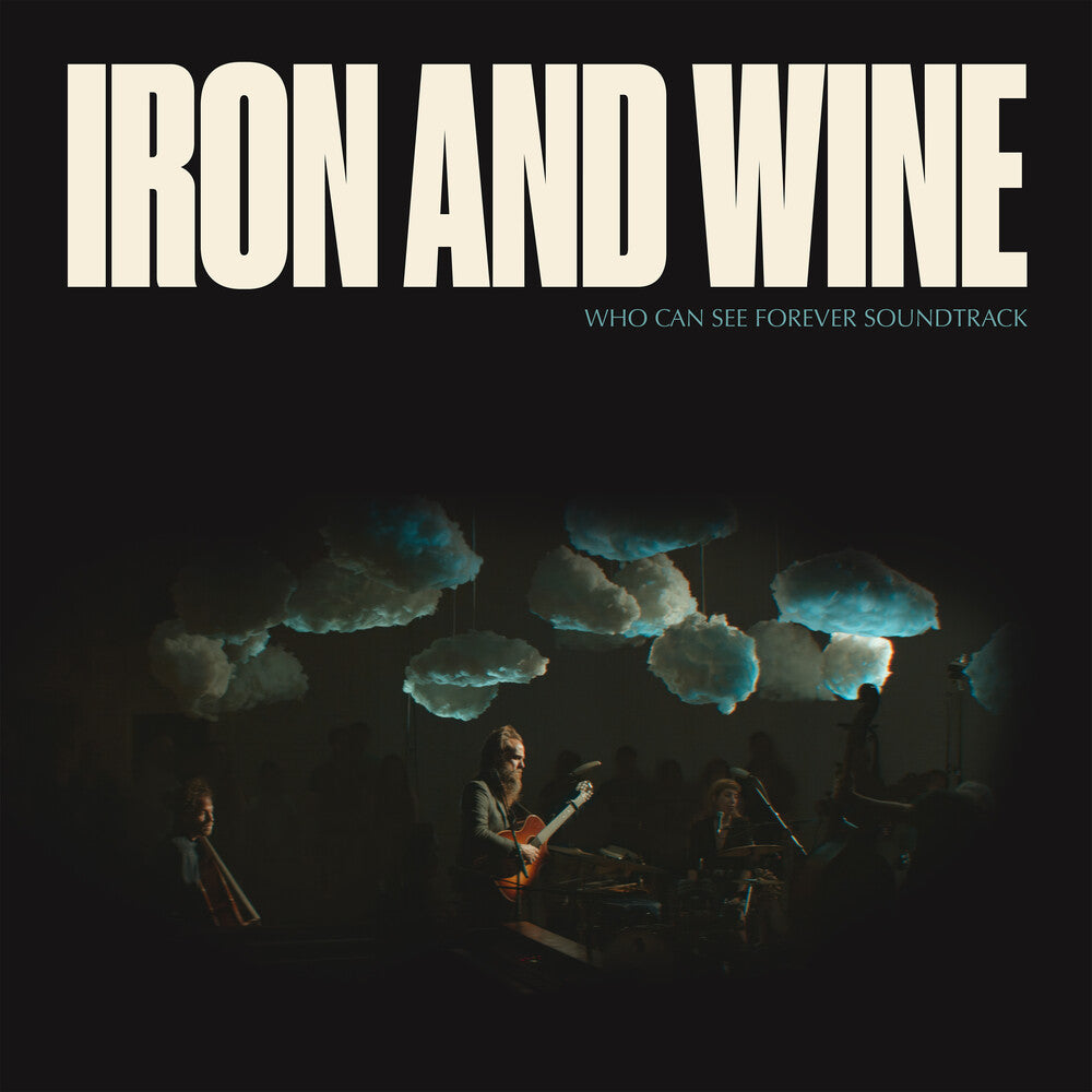 the album cover for Iron And Wine - Who Can See Forever Original Soundtrack [Limited Edition Glacial Blue 2LP]