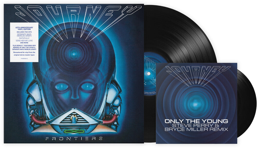 the album cover for Journey - Frontiers 40th Anniversary (Remastered) [LP+7in]