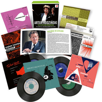 the album cover for L Beethoven .V. / Berg / Cleveland Orchestra - Cleveland Orchestra Complete Columbia Album