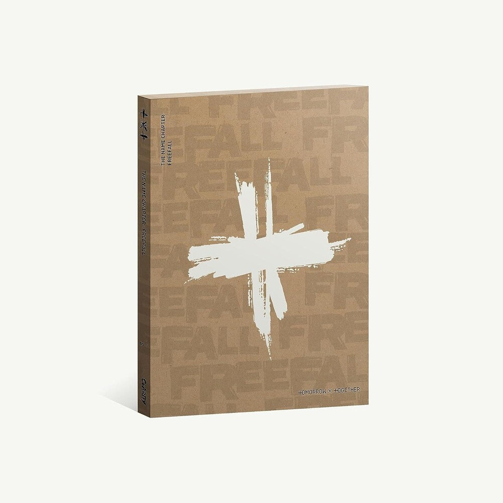 the album cover for TOMORROW X TOGETHER - The Name Chapter: FREEFALL [CLARITY] [Autographed Version]