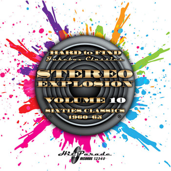 the album cover for Hard To Find Jukebox Classics: Stereo Explosion 10 - Hard To Find Jukebox Classics: Stereo Explosion 10