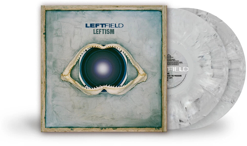 the album cover for Leftfield - Leftism [Indie Exclusive Black & White Marble 2 LP]