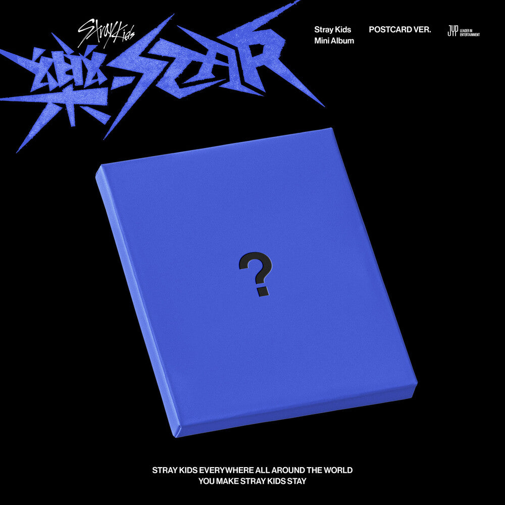 the album cover for Stray Kids - ROCK-STAR [POSTCARD VER.]