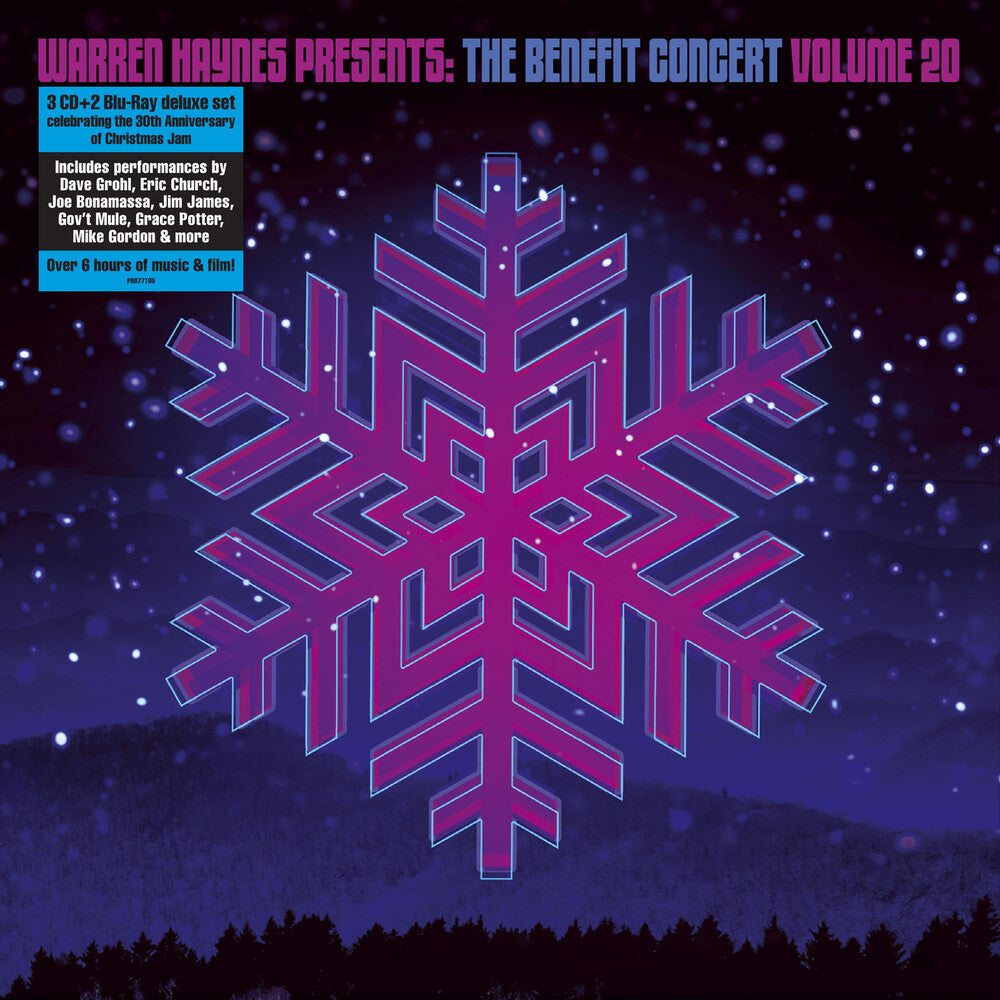 the album cover for Warren Haynes - Warren Haynes Presents: The Benefit Concert Volume 20 [3CD / 2Blu-ray]