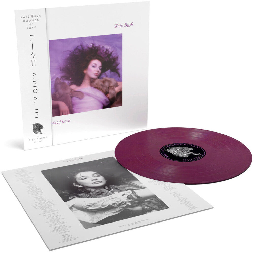 the album cover for Kate Bush - Hounds Of Love: Remastered [Indie Exclusive Limited Edition Raspberry Beret LP]
