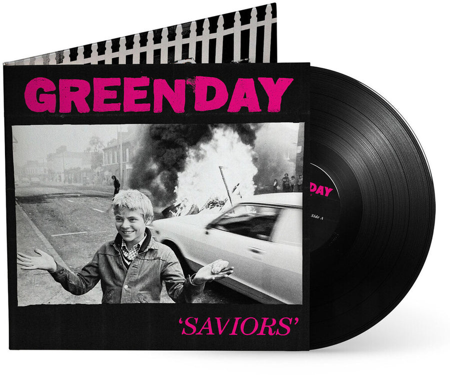 the album cover for Green Day - Saviors [Deluxe LP]