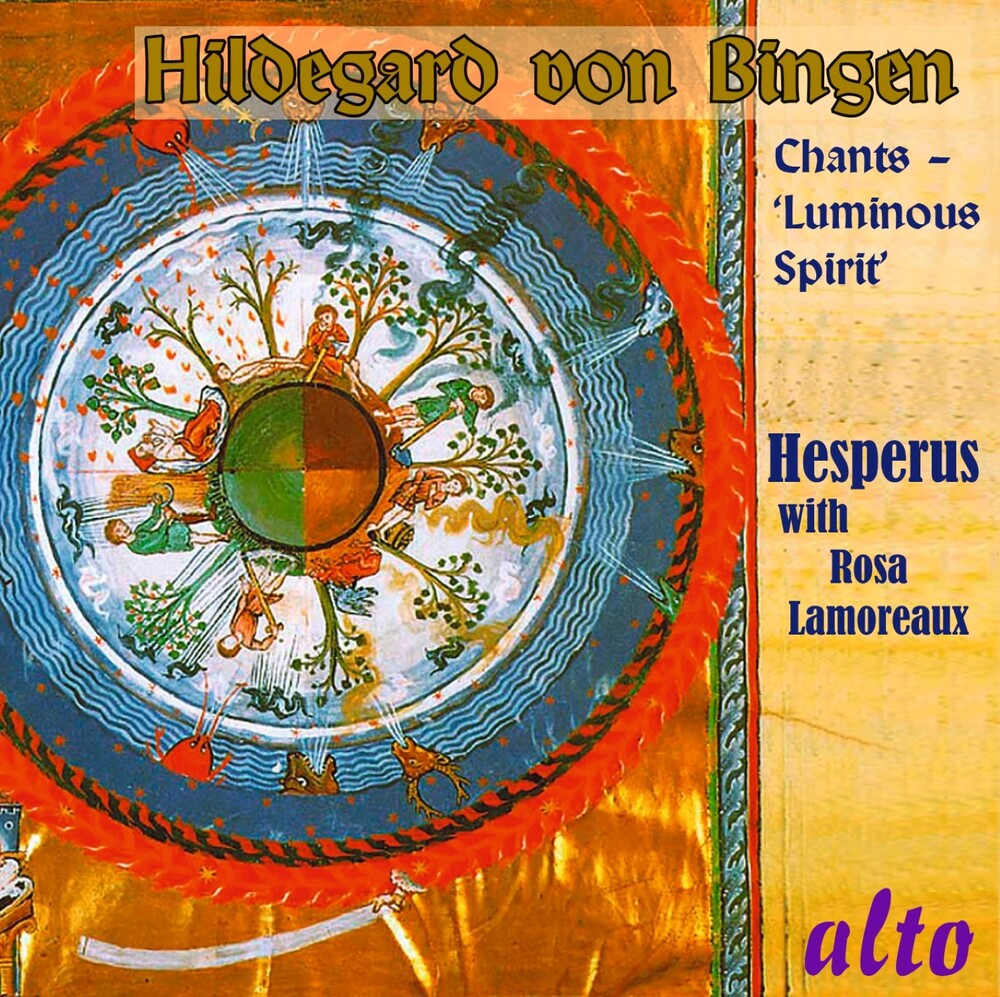 the album cover for Hesperus / Rosa Lmoureaux - Luminous Spirit - Chants Of Hildegard Von Bingen