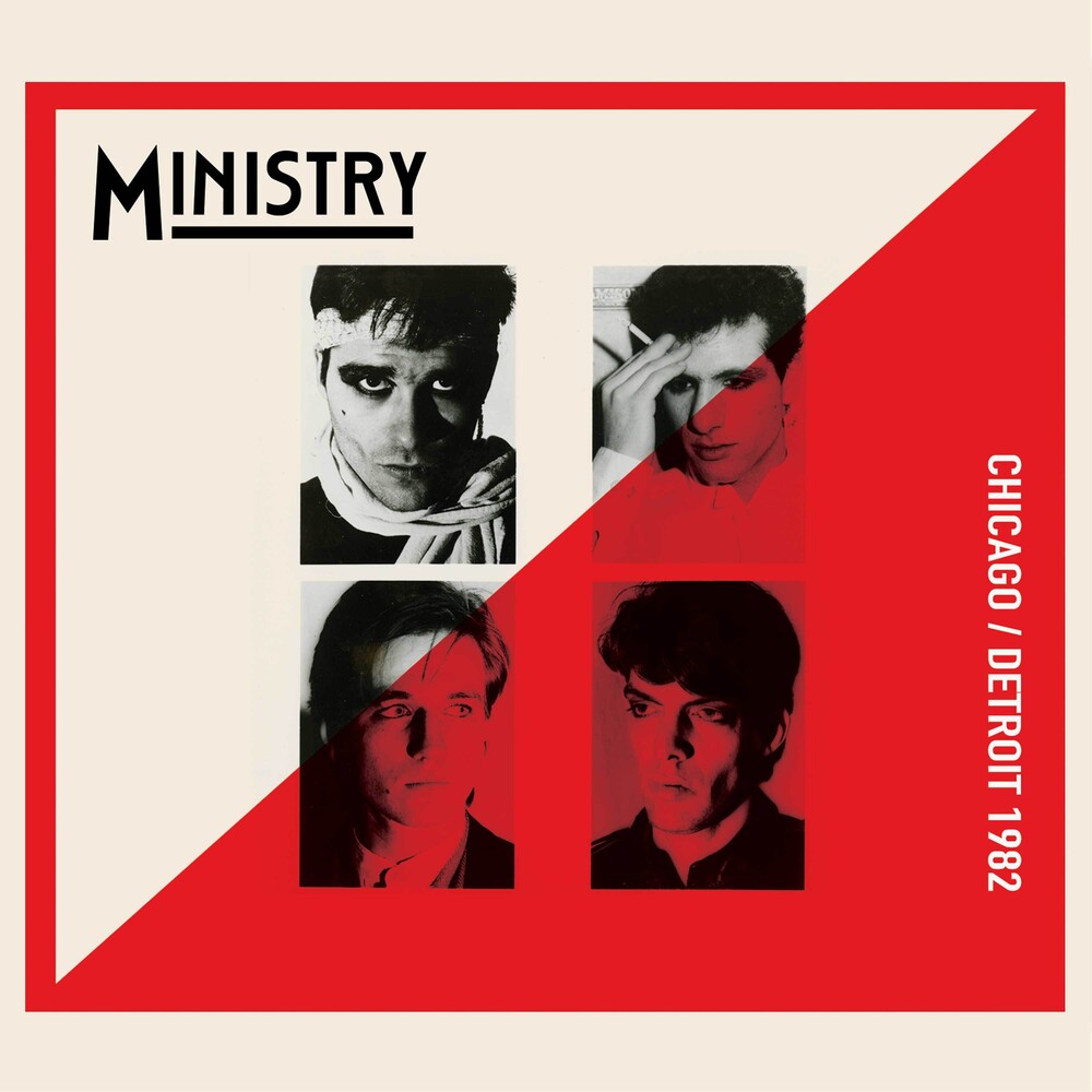 the album cover for Ministry - Chicago / Detroit 1982 [Deluxe]