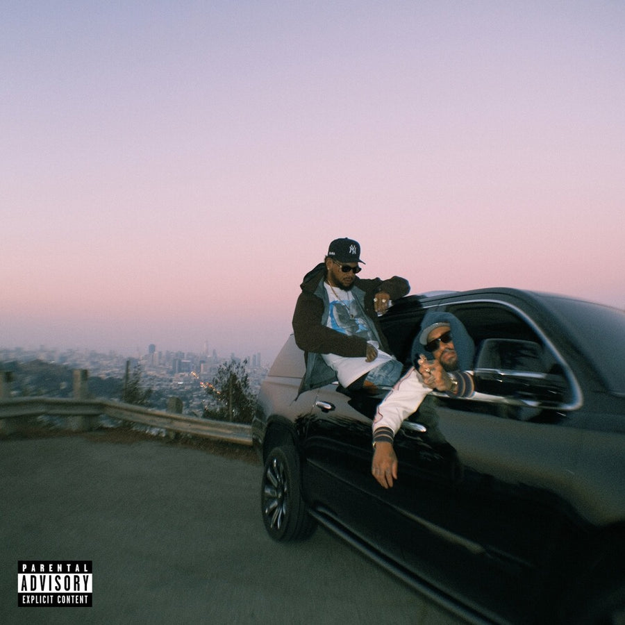 the album cover for Larry June  / Cardo - Night Shift