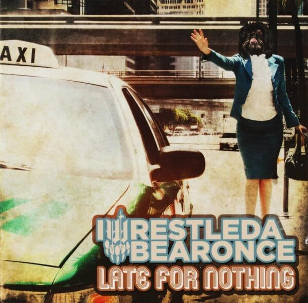 the album cover for Iwrestledabearonce - Late For Nothing