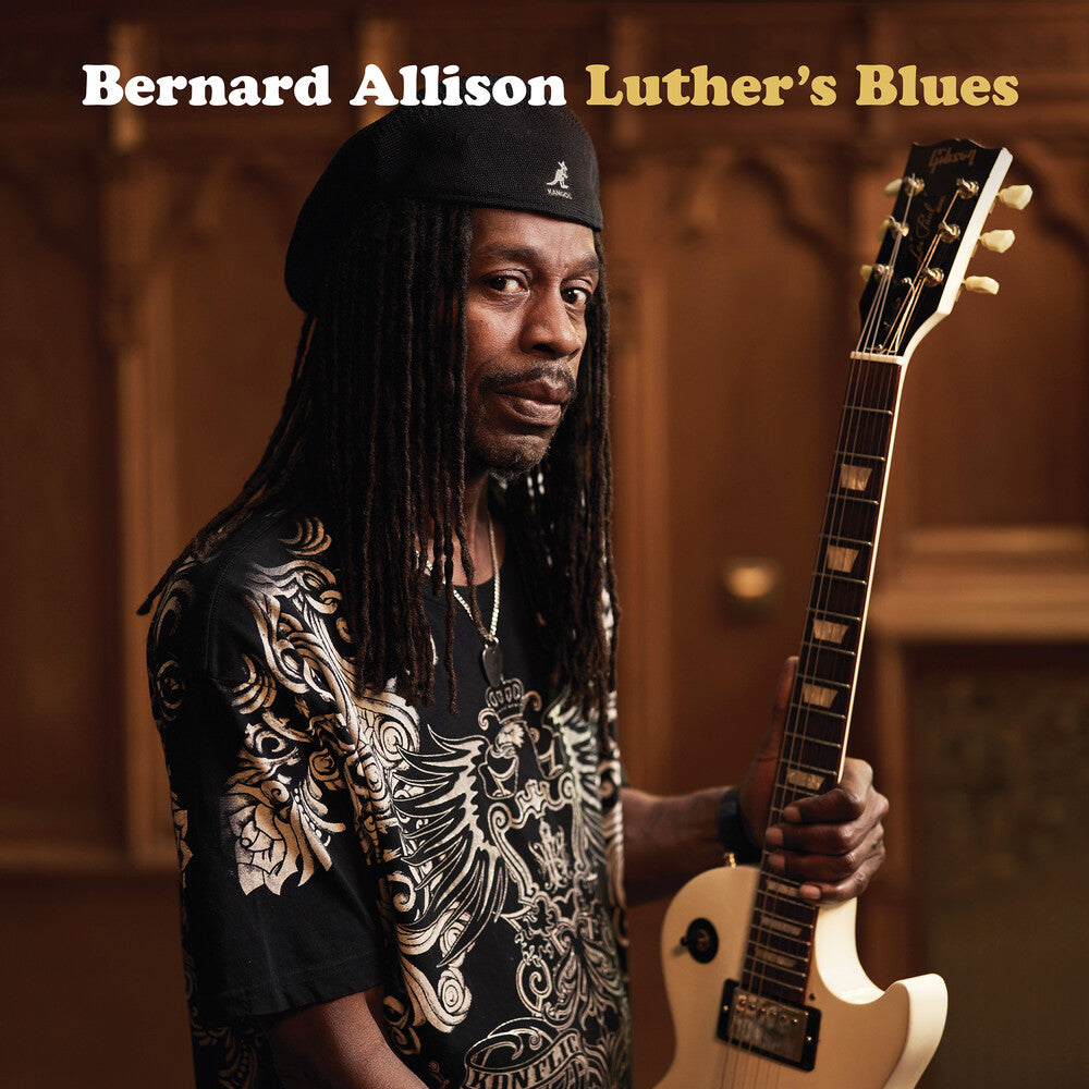 the album cover for Bernard Allison - Luther's Blues