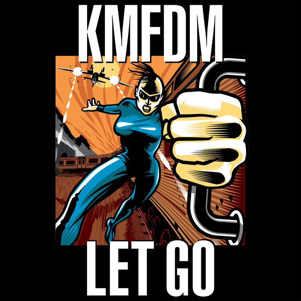 the album cover for KMFDM - Let Go