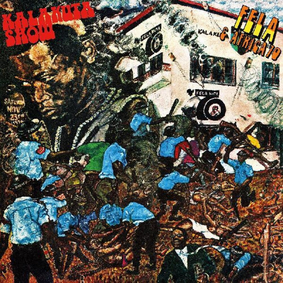 the album cover for Fela Kuti - Kalakuta Show (Blue) [Clear Vinyl]