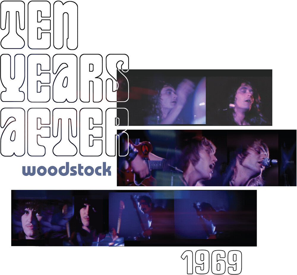 the album cover for Ten Years After - Woodstock 1969 [Indie Exclusive] Tie Dye Purple [Colored Vinyl] (Purp)