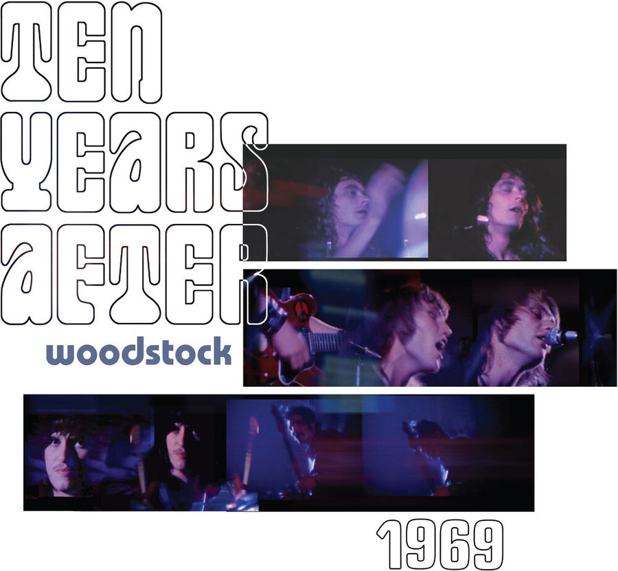 the album cover for Ten Years After - Woodstock 1969 [Indie Exclusive] Tie Dye Purple [Colored Vinyl] (Purp)