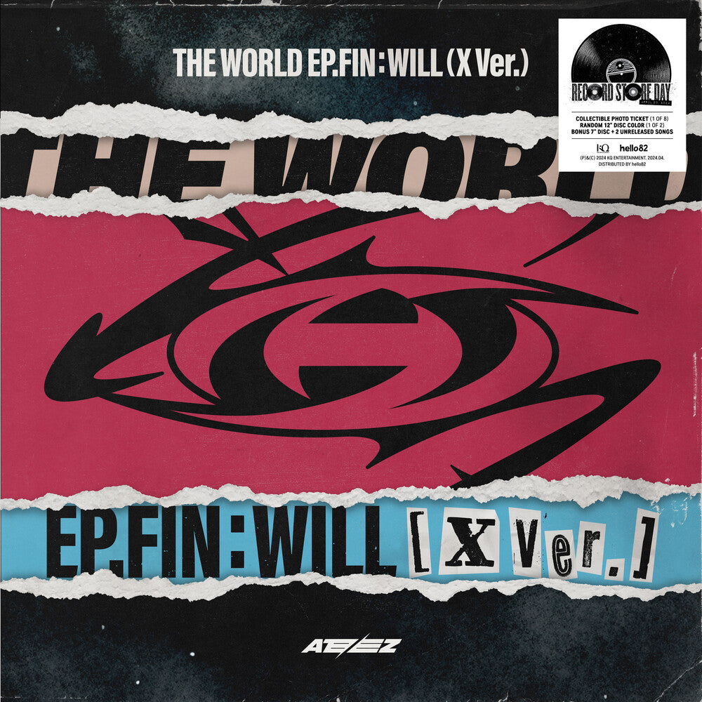 the album cover for Ateez - World Ep.Fin : Will (Rsd) (Gate) [Limited Edition] [Record Store Day] 