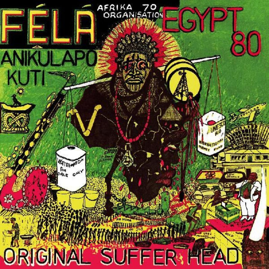 the album cover for Fela Kuti - Original Sufferhead [Opaque Light Green LP]