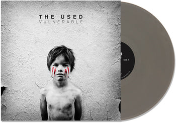 the album cover for The Used - Vulnerable - Silver [Colored Vinyl] (Slv) [Reissue]