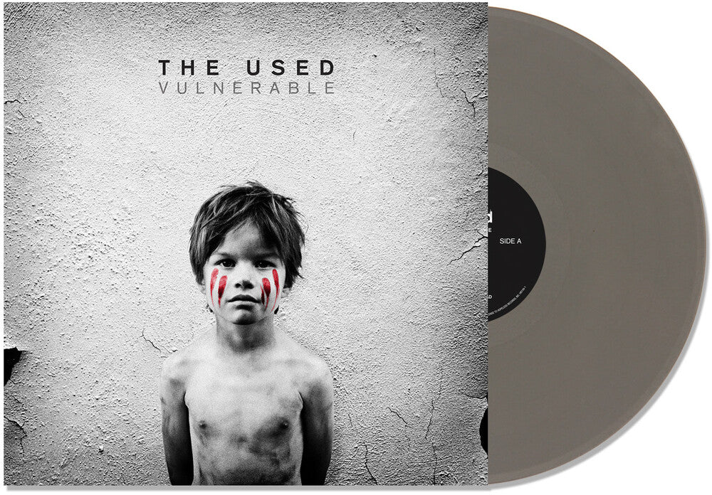 the album cover for The Used - Vulnerable - Silver [Colored Vinyl] (Slv) [Reissue]