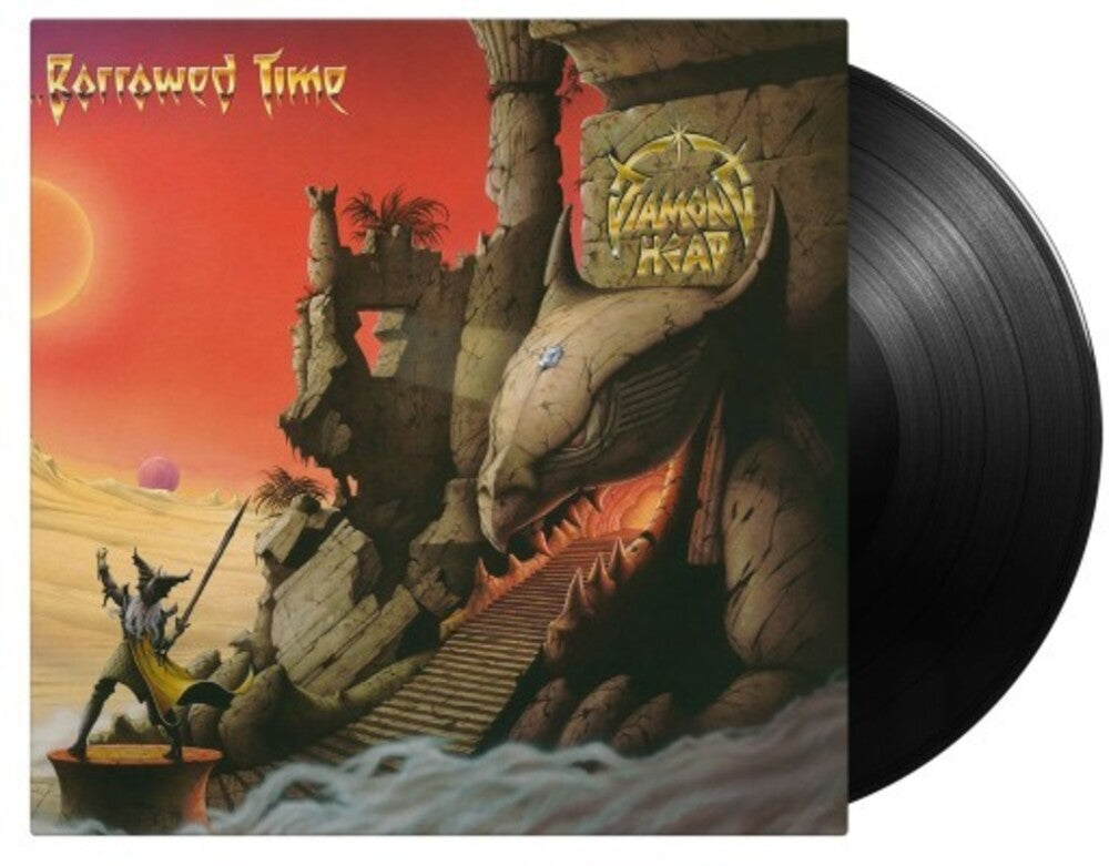 the album cover for Diamond Head - Borrowed Time (Blk) [180 Gram] (Hol)