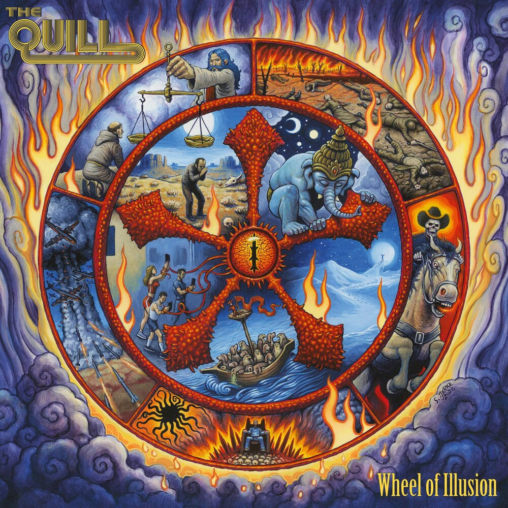 the album cover for The Quill - Wheel Of Illusion [Digipak]
