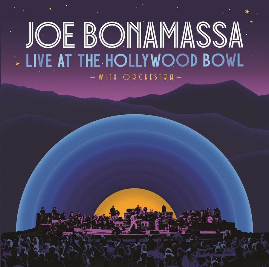 the album cover for Joe Bonamassa - Live At The Hollywood Bowl with Orchestra [CD/Blu-ray]