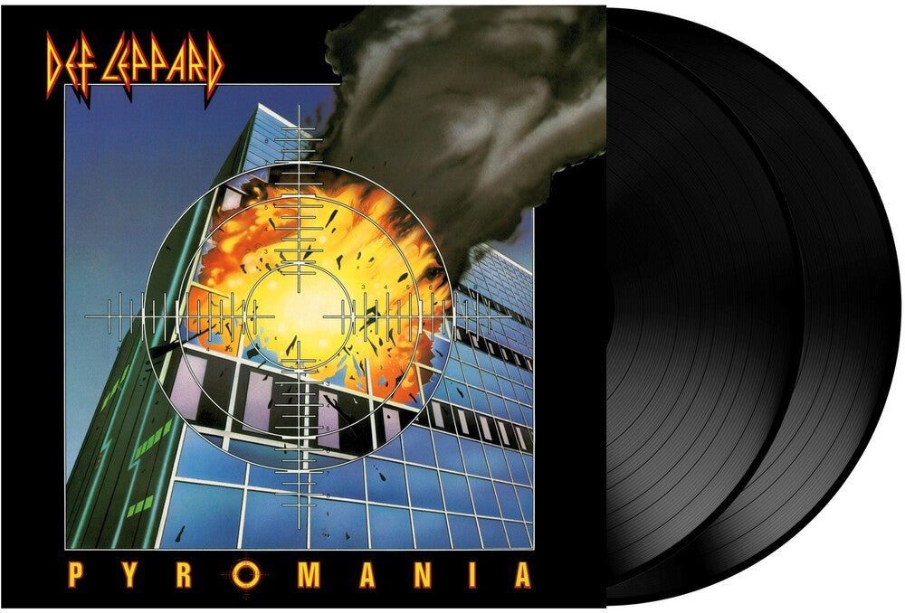 the album cover for Def Leppard - Pyromania (40th Anniversary) [Deluxe 2 LP]