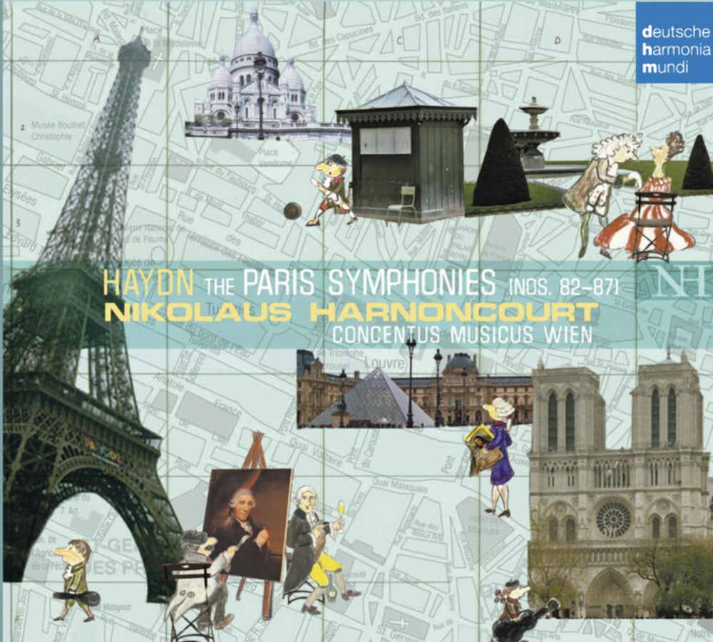 the album cover for Nikolaus Harnoncourt - Paris Symphonies