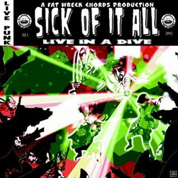 the album cover for Sick Of It All - Live in a Dive