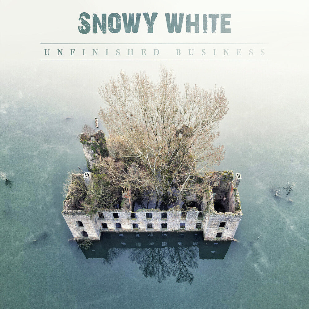 the album cover for Snowy White - Unfinished Business