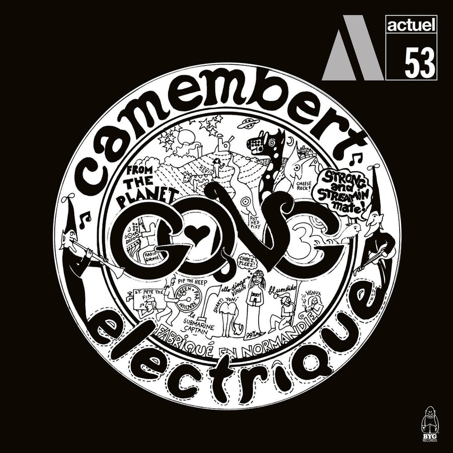 the album cover for Gong - Camembert Electrique (Blk) (Uk)