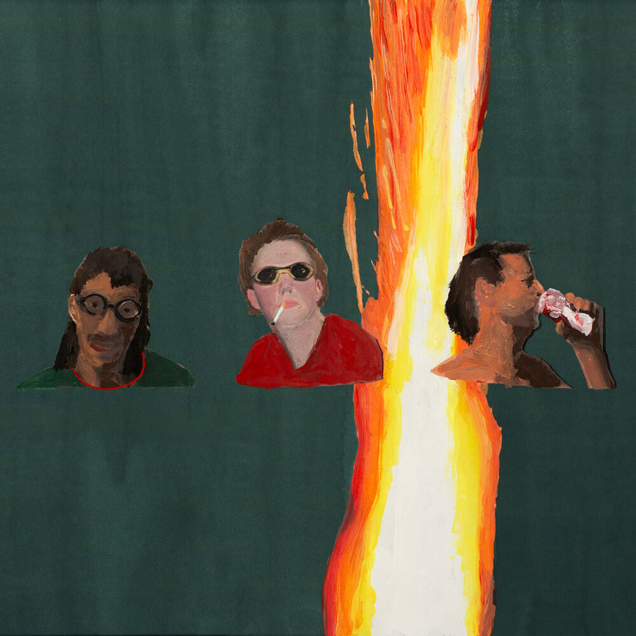 the album cover for MJ Lenderman - Manning Fireworks
