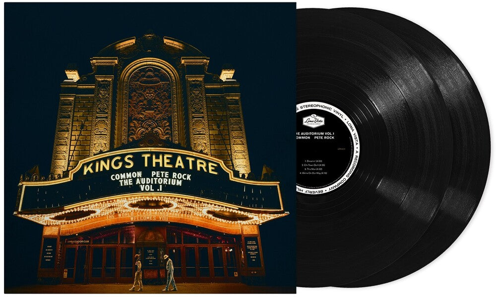 the album cover for Common &amp; Pete Rock - The Auditorium Vol. 1 [2LP]