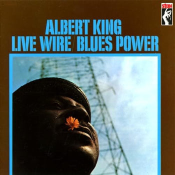 the album cover for Albert King - Live Wire / Blues Power (Bluesville Acoustic Sounds Series)  [CD]