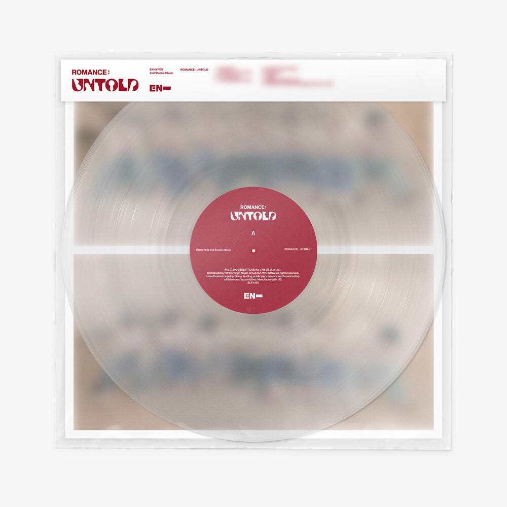 the album cover for ENHYPEN - ROMANCE : UNTOLD [Vinyl]