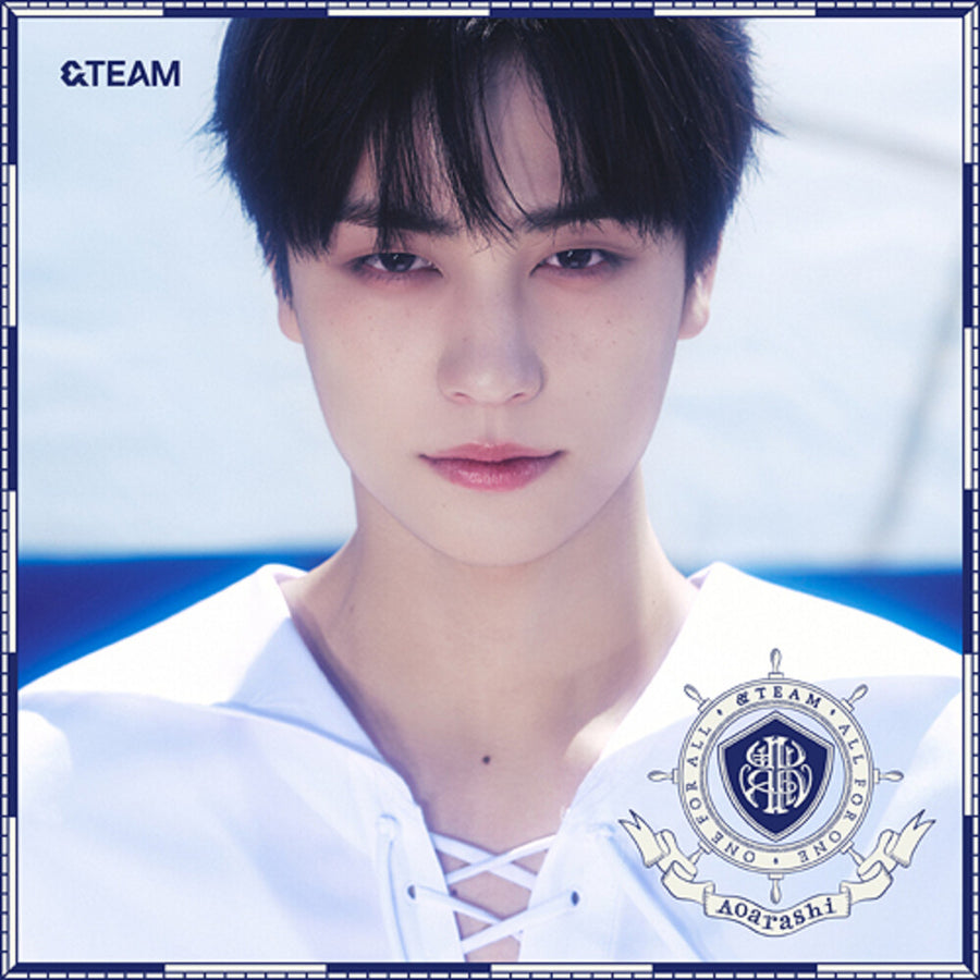 the album cover for &TEAM - Aoarashi - Member Solo Jackt: Taki (Pcrd) (Phot)