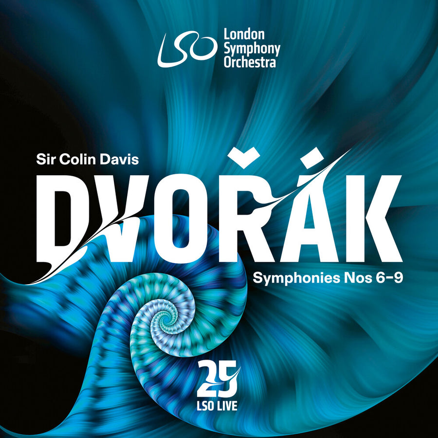 the album cover for London Symphony Orchestra / Sir Davis  Colin - Dvorak Symphonies Nos 6-9
