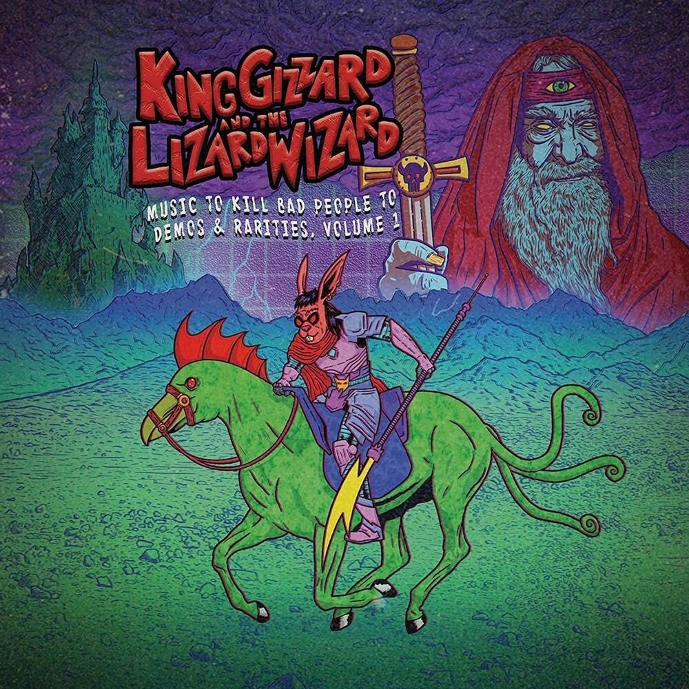 the album cover for King Gizzard & The Lizard Wizard - Music To Kill Bad People To Vol. 1