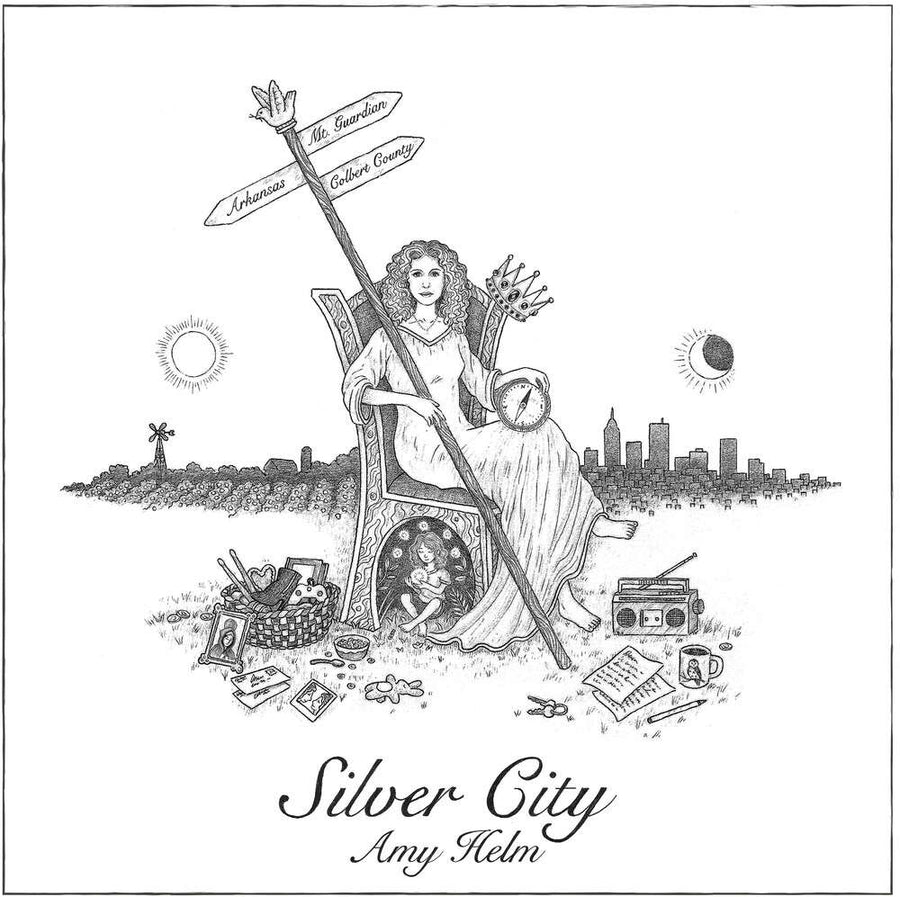the album cover for Amy Helm - Silver City
