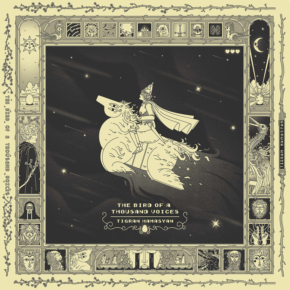the album cover for Tigran Hamasyan  / Wood,Nate - Bird Of A Thousand Voices