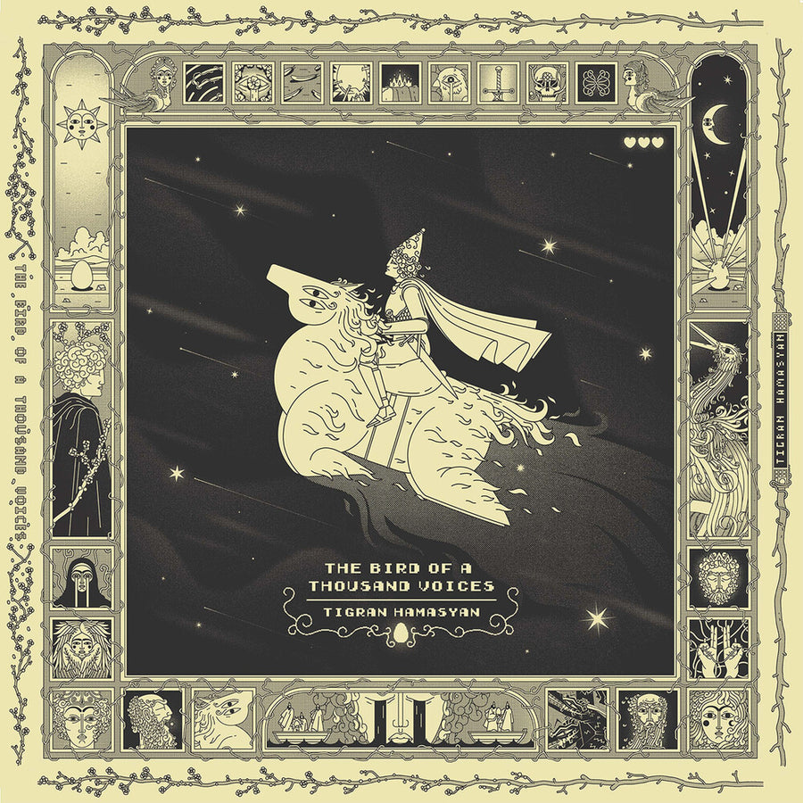 the album cover for Tigran Hamasyan  / Wood,Nate - Bird Of A Thousand Voices