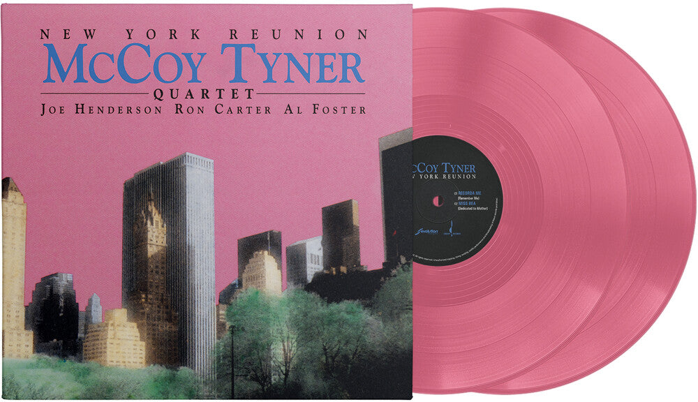 the album cover for Mccoy Tyner  / Joe Henderson - New York Reunion [Pink Colored Vinyl]