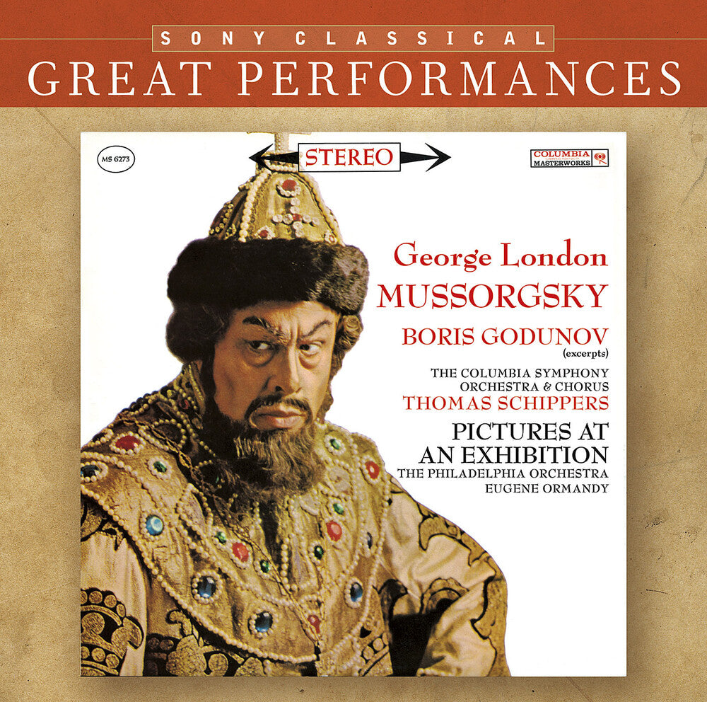 the album cover for Thomas Schippers - Scenes From Boris Gudonov: Great Performances