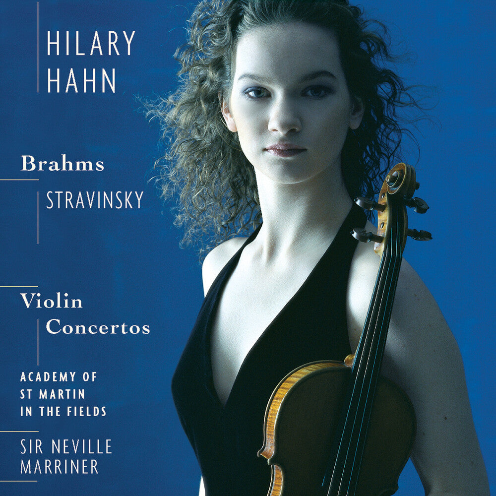the album cover for Hilary Hahn - Violin Concertos