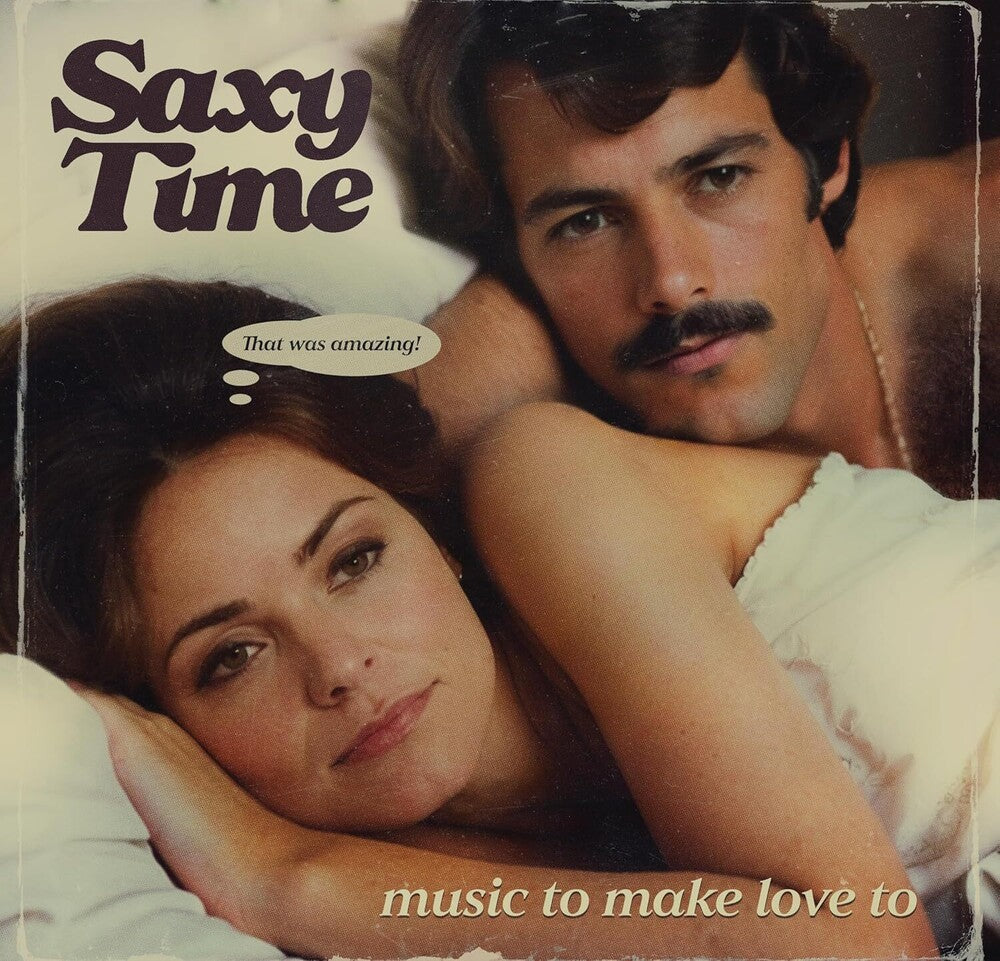 the album cover for Sam Lavine - Saxy Time: Music To Make Love To [Colored Vinyl] (Gol)