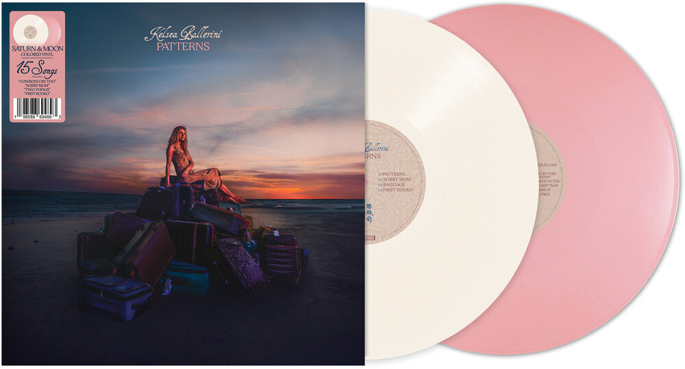 the album cover for Kelsea Ballerini - PATTERNS [LP Saturn &amp; moon colour]