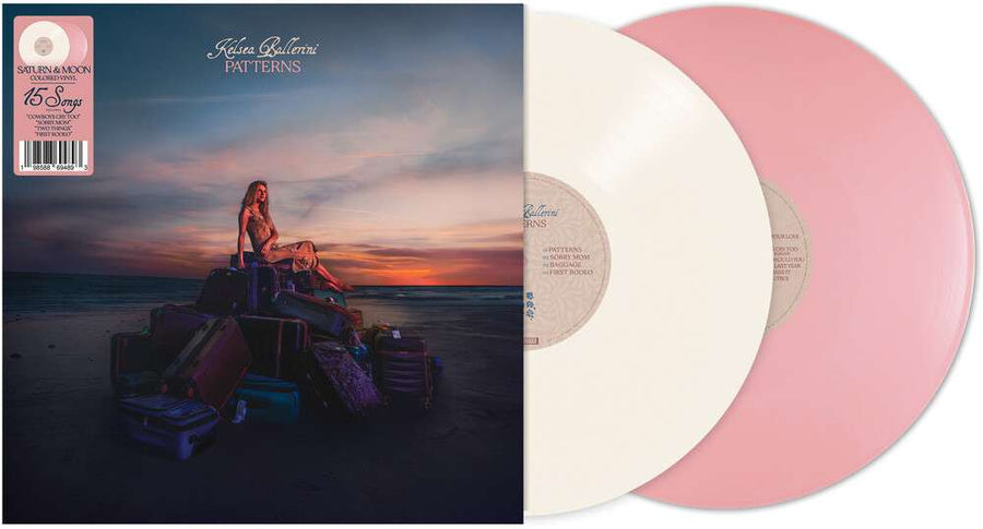 the album cover for Kelsea Ballerini - PATTERNS [LP Saturn &amp; moon colour]